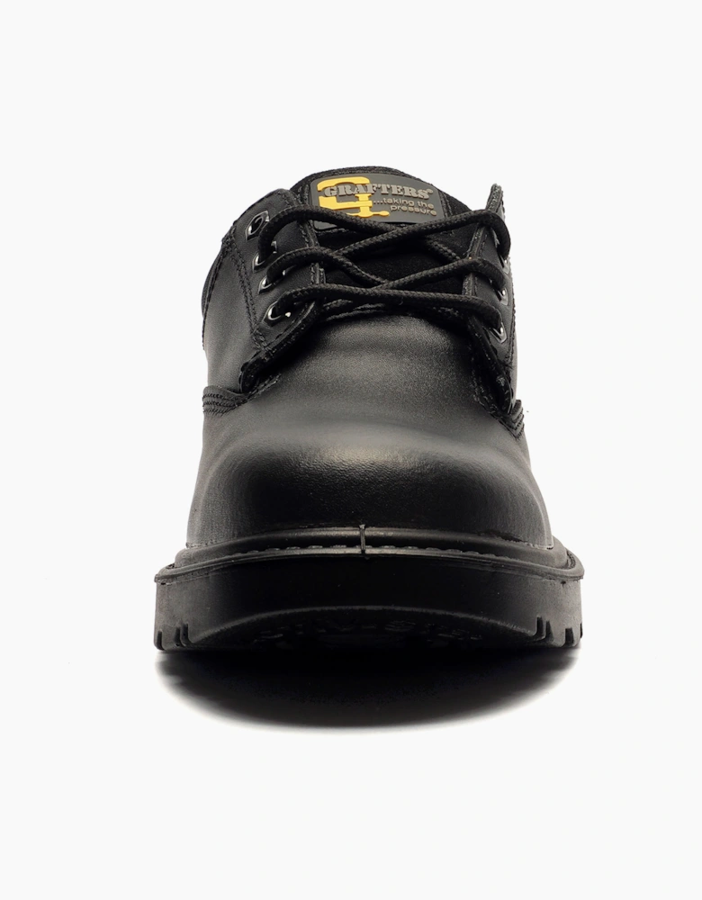 Grafters Contractor Leather Safety Shoe Mens Black