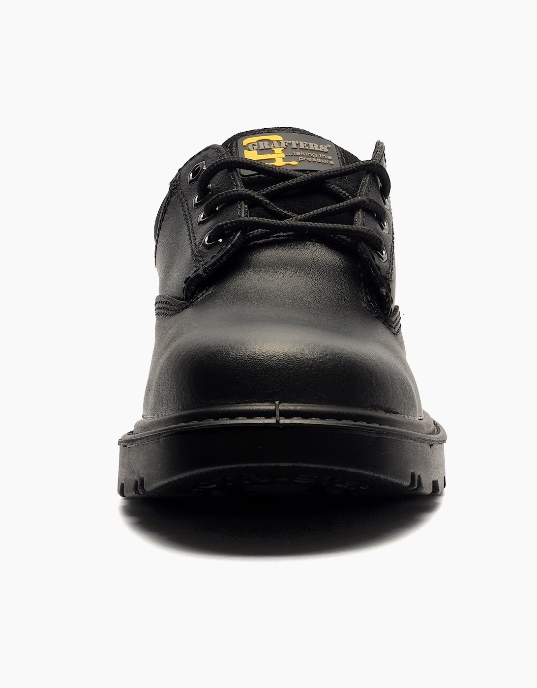 Grafters Contractor Leather Safety Shoe Mens Black