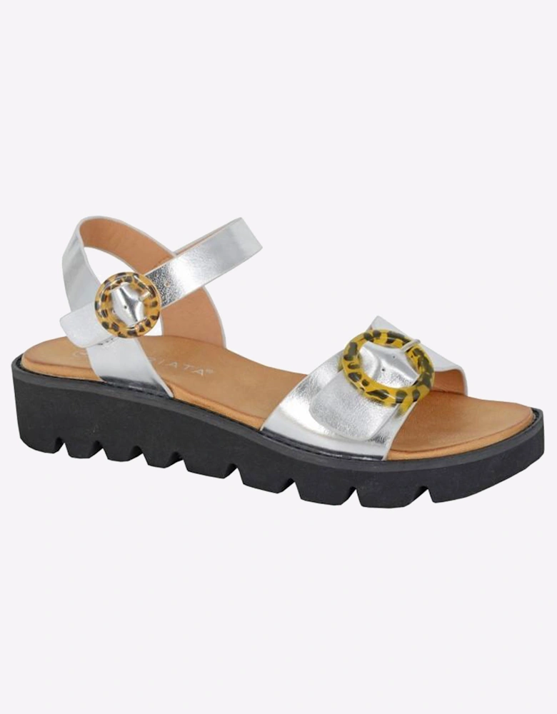 Cipriata Mimi Wedge Sandal Womens Silver