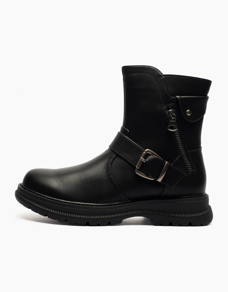 Cipriata Tilda Memory Foam Womens Zip Boots Black
