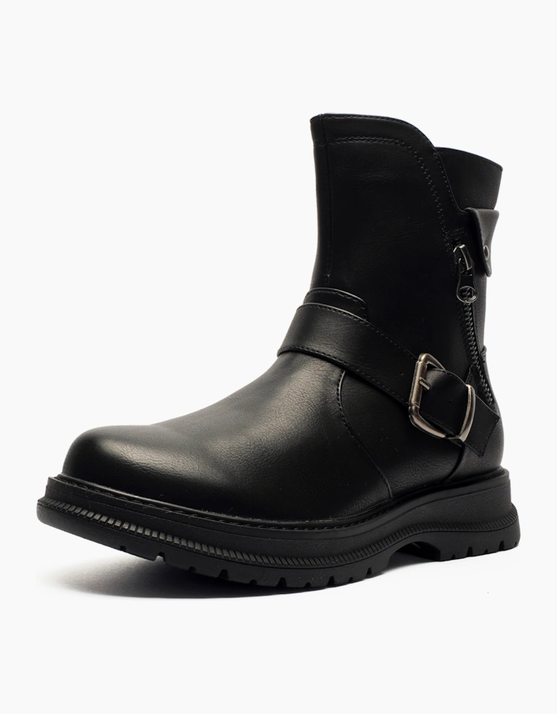 Cipriata Tilda Memory Foam Womens Zip Boots Black