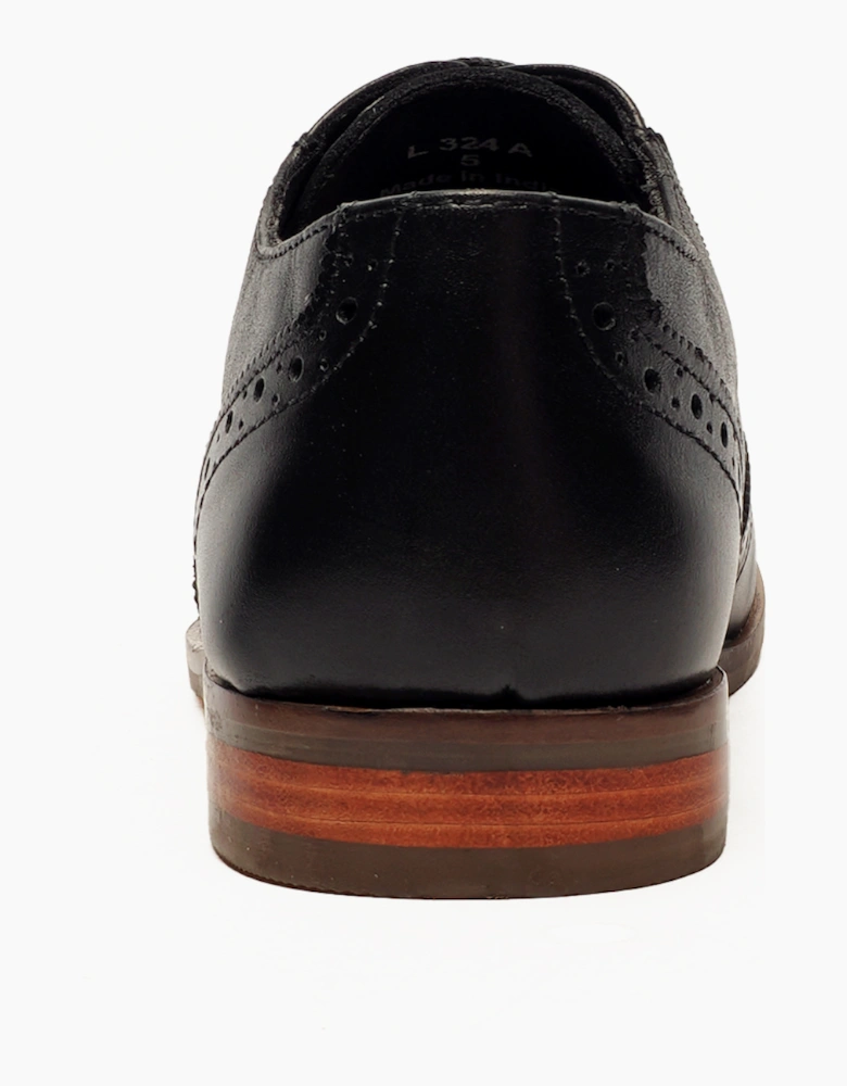 Cipriata Natasha Leather Womens Brogue Shoes Black