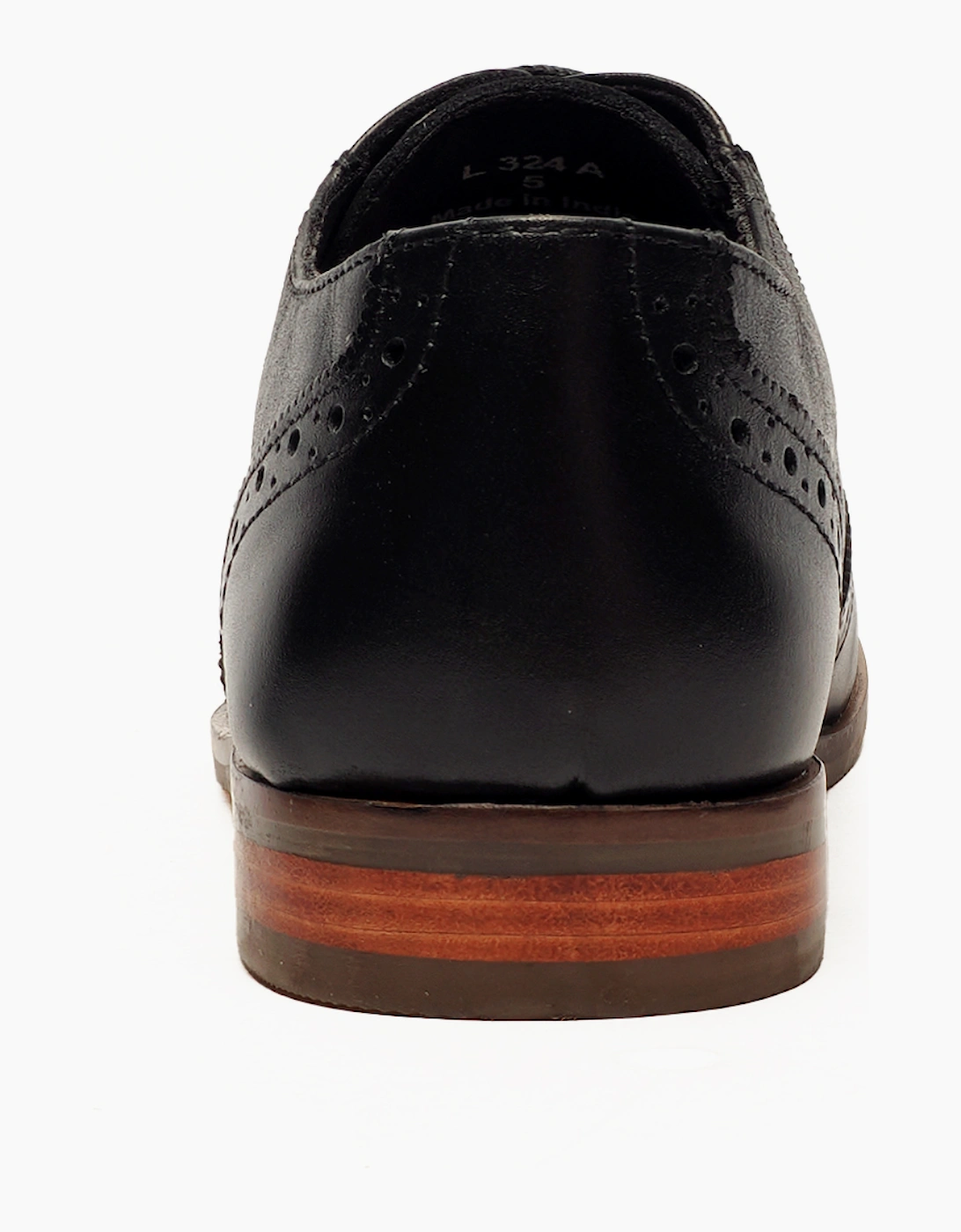 Cipriata Natasha Leather Womens Brogue Shoes Black