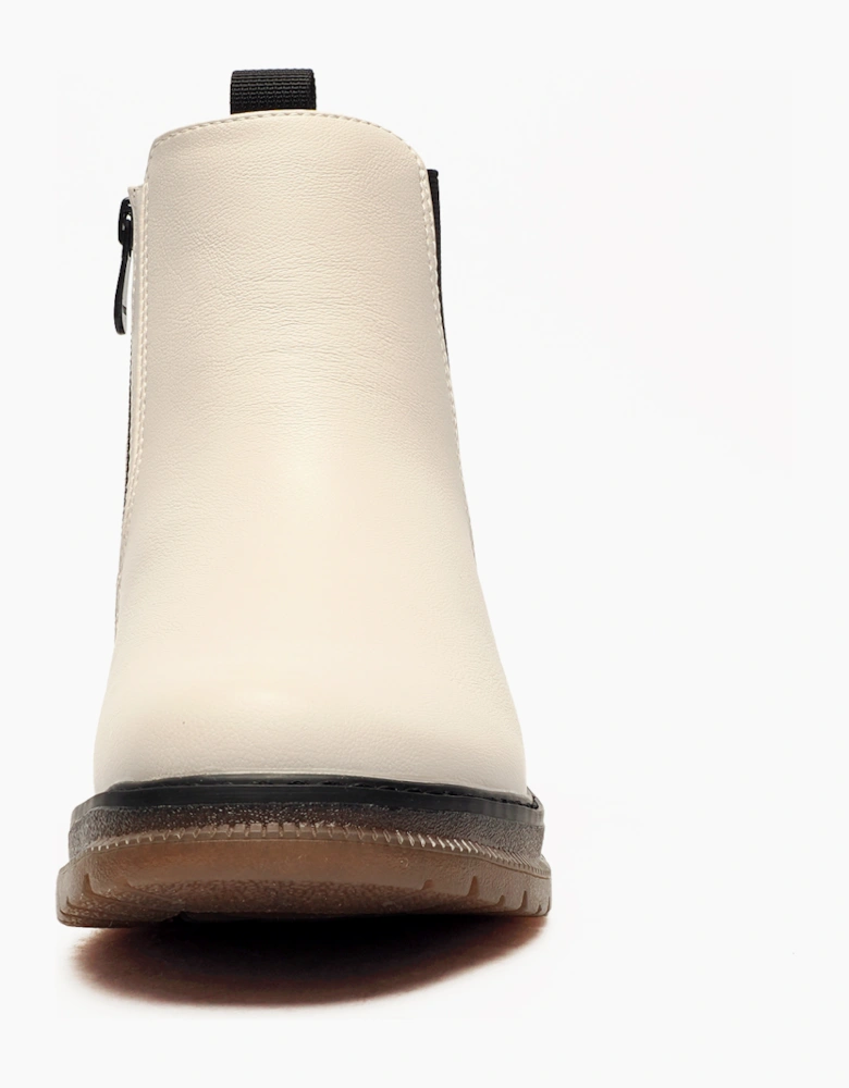 Cipriata Jessica Memory Foam Womens Boots Off White