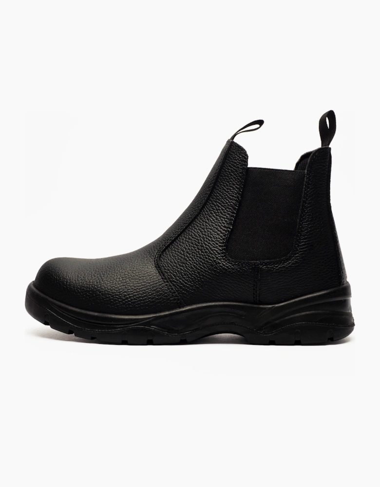 Grafters San Diego Mens Leather Safety Boots Black