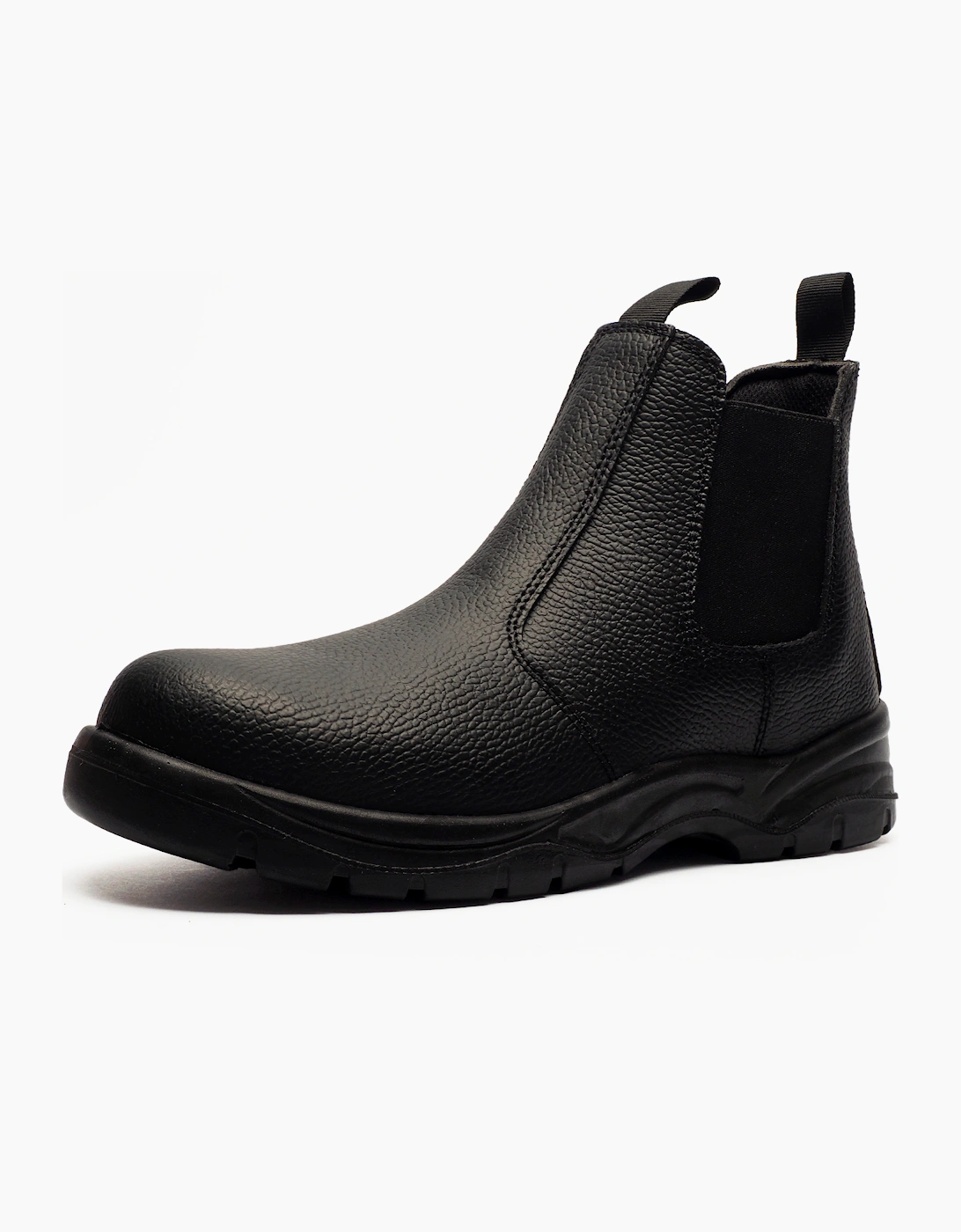 Grafters San Diego Mens Leather Safety Boots Black