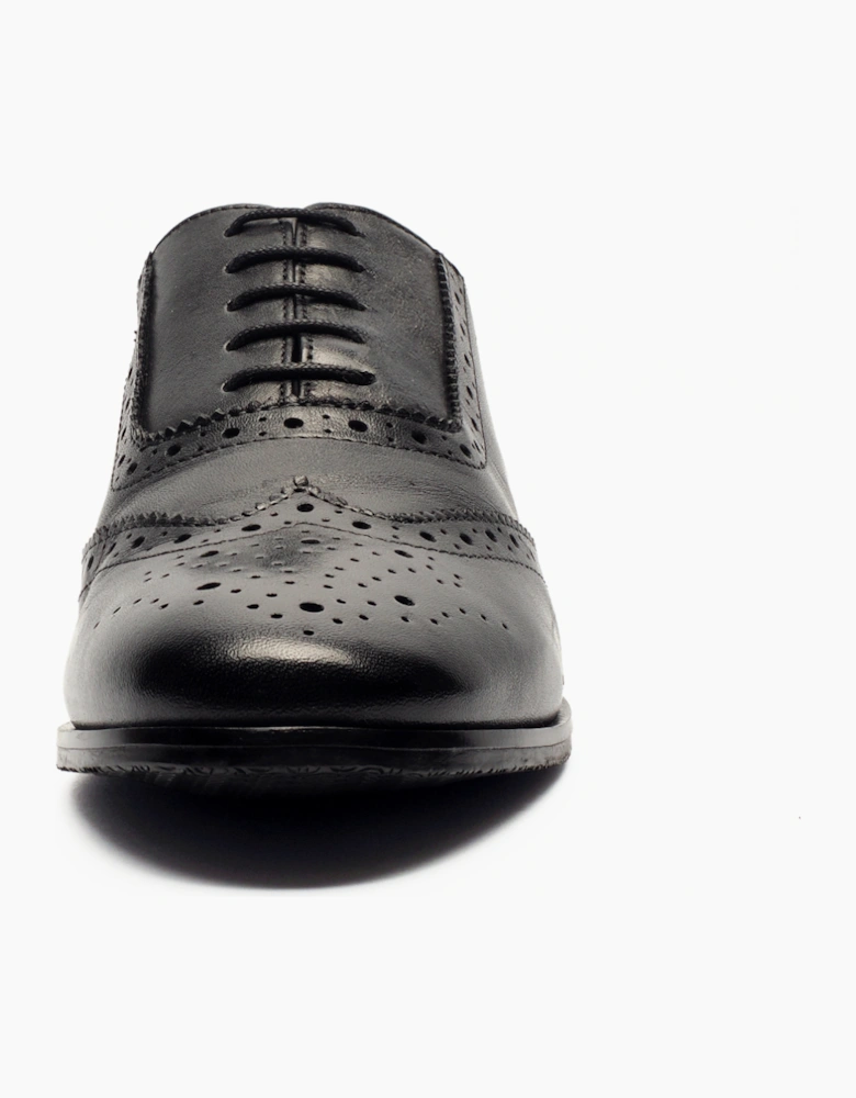 Cipriata Violetta Brogue Leather Womens Shoes Black