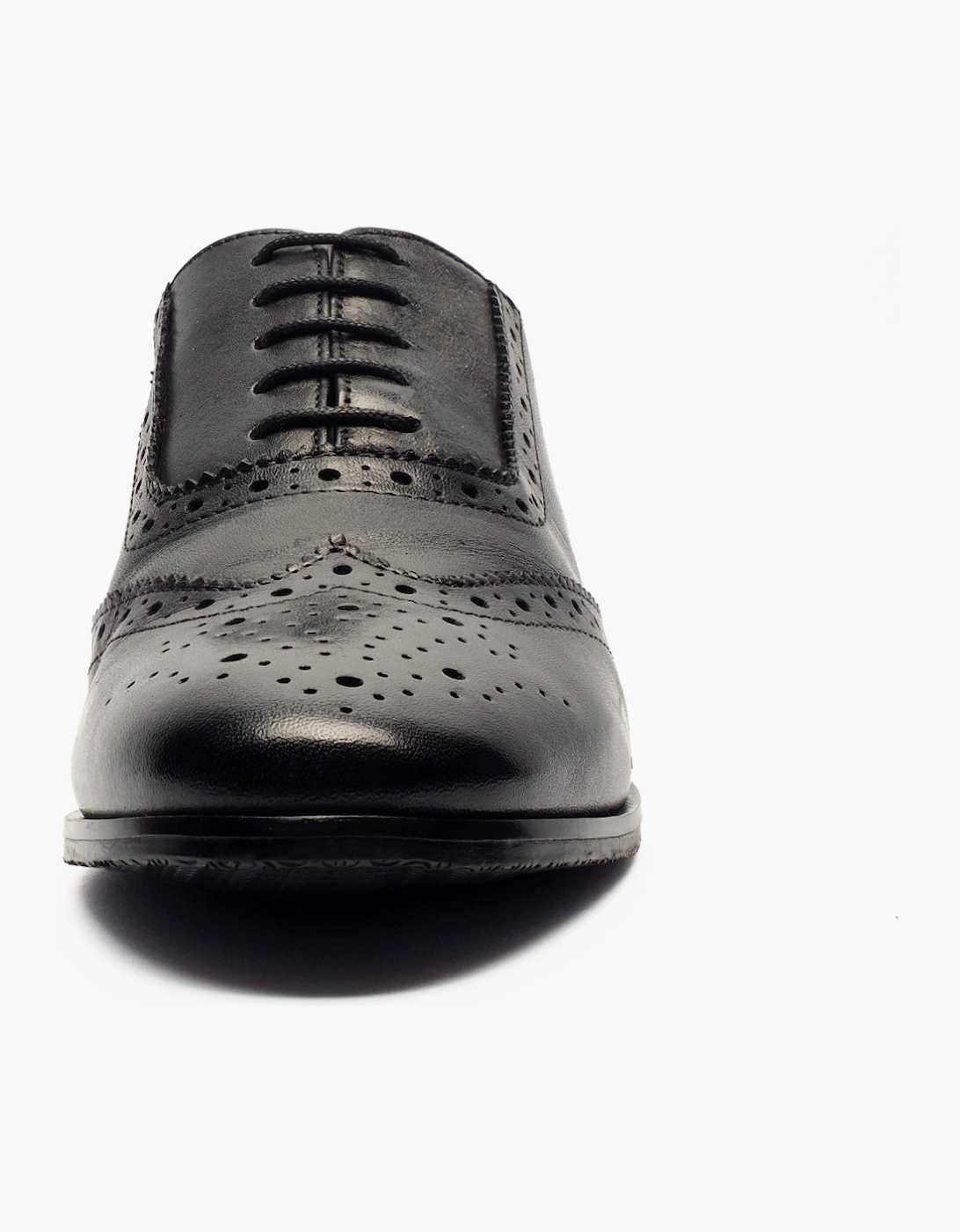 Cipriata Violetta Brogue Leather Womens Shoes Black