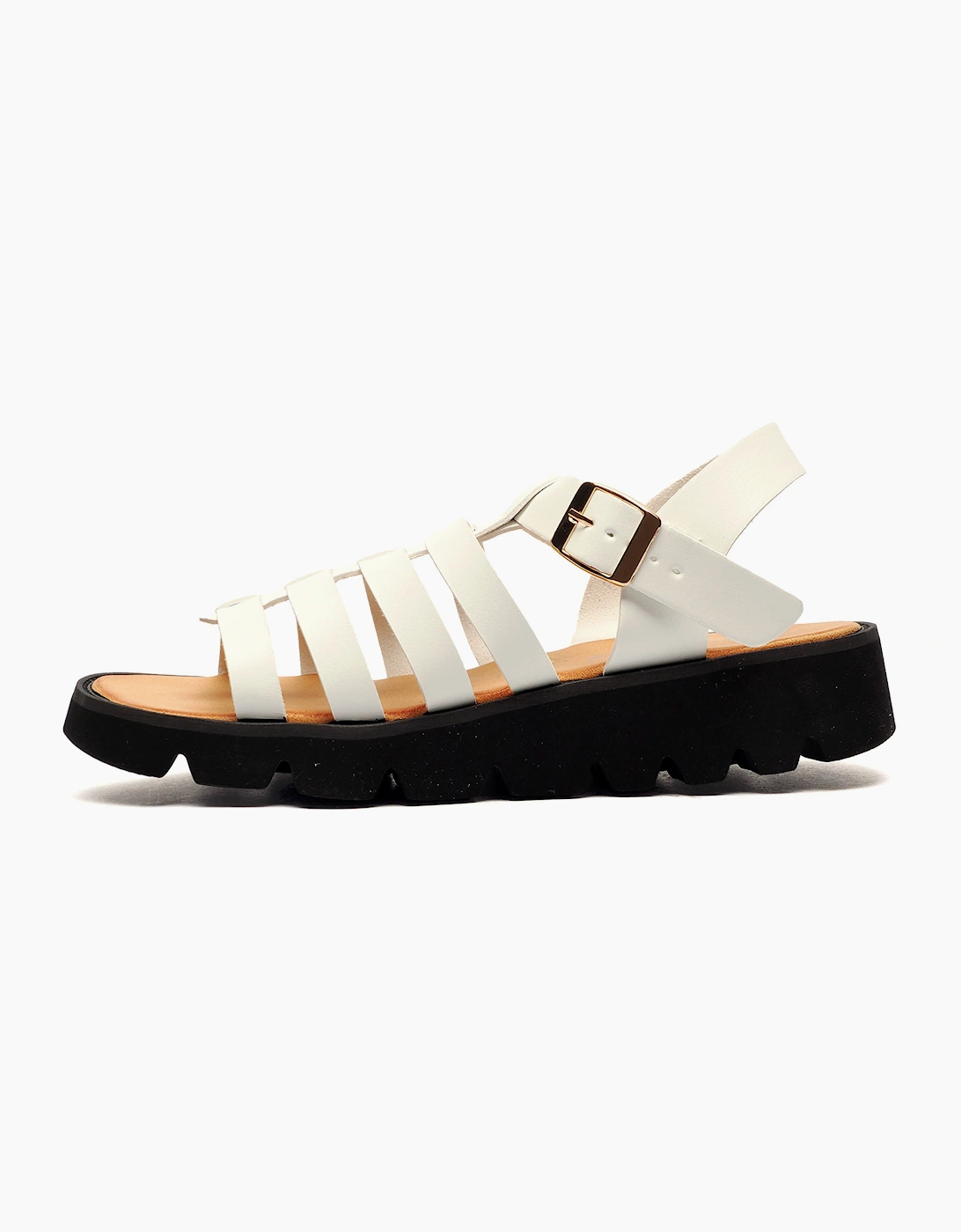 Cipriata Azia Wedge Sandal Womens White