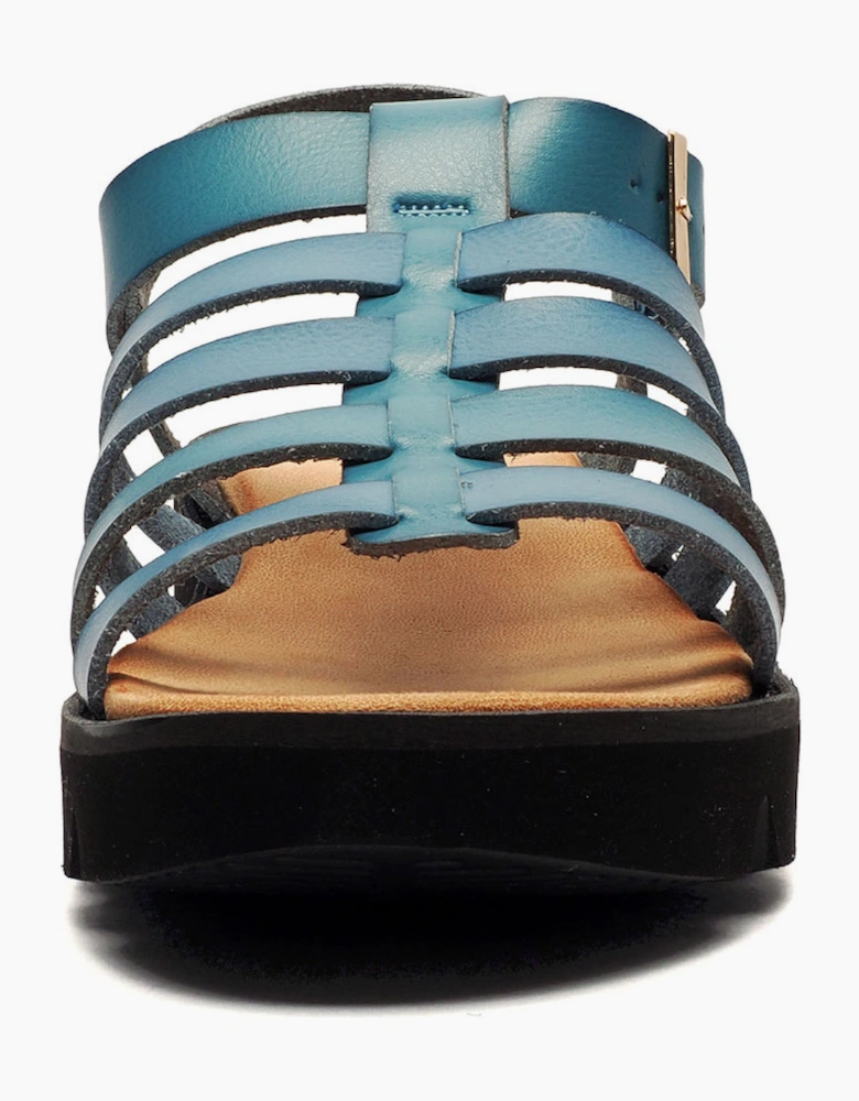 Cipriata Azia Wedge Sandal Womens Blue