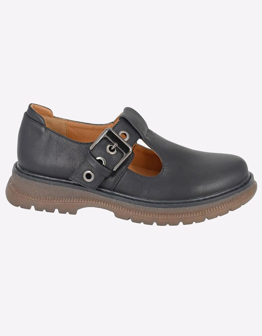 Cipriata Cira T-Bar Buckle Shoes Womens Black