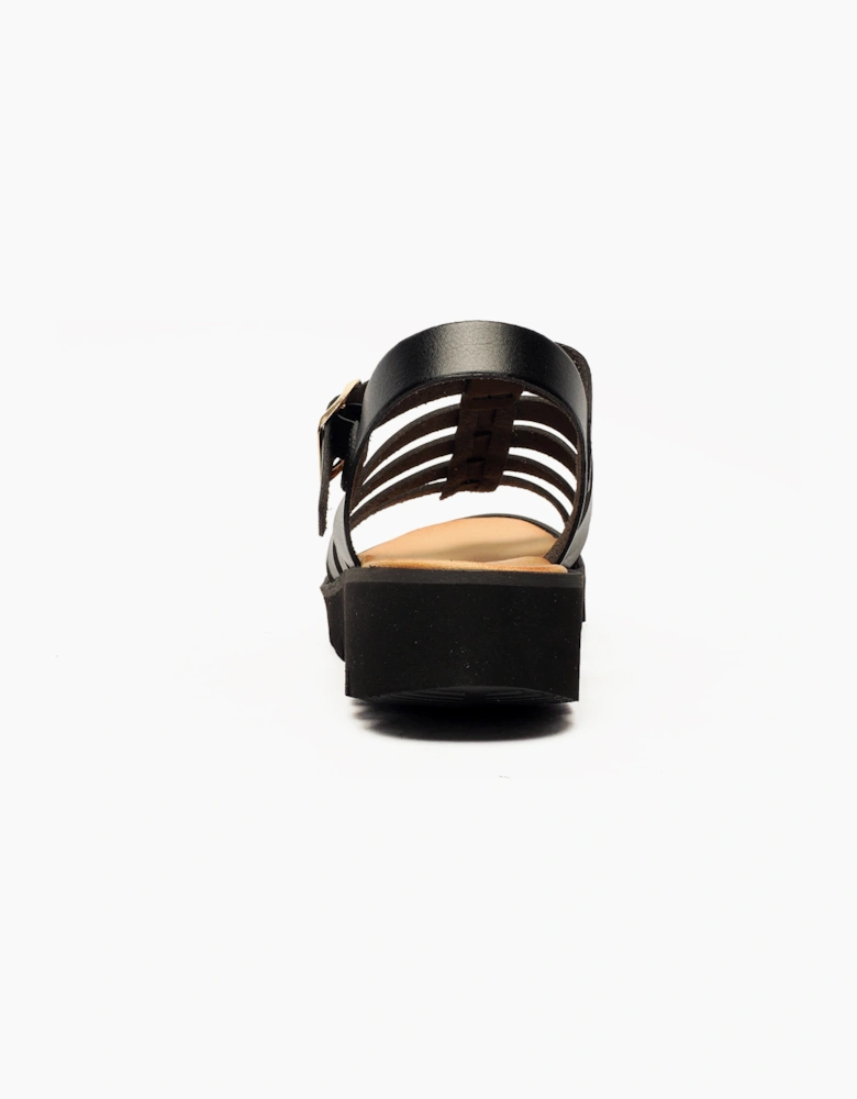 Cipriata Azia Womens Wedge Sandals Black