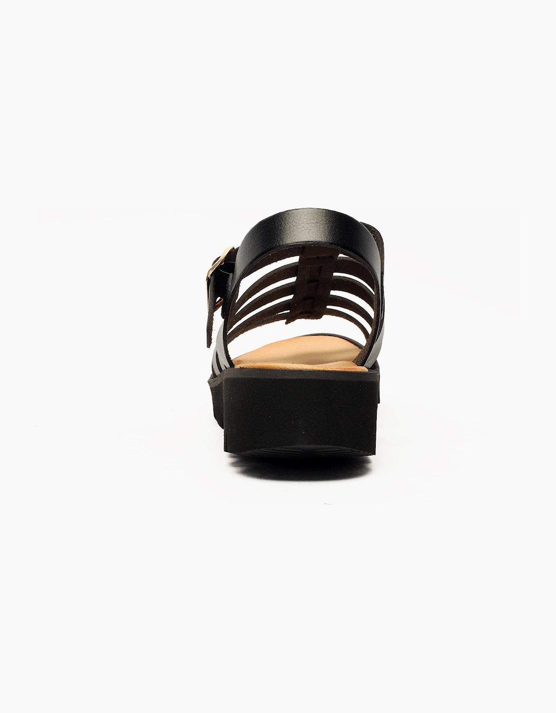 Cipriata Azia Womens Wedge Sandals Black