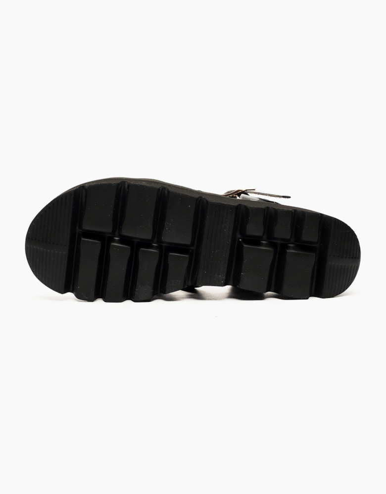 Cipriata Azia Womens Wedge Sandals Black