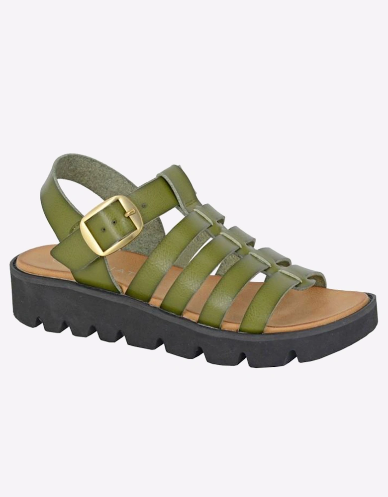Cipriata Azia Wedge Sandal Womens Green