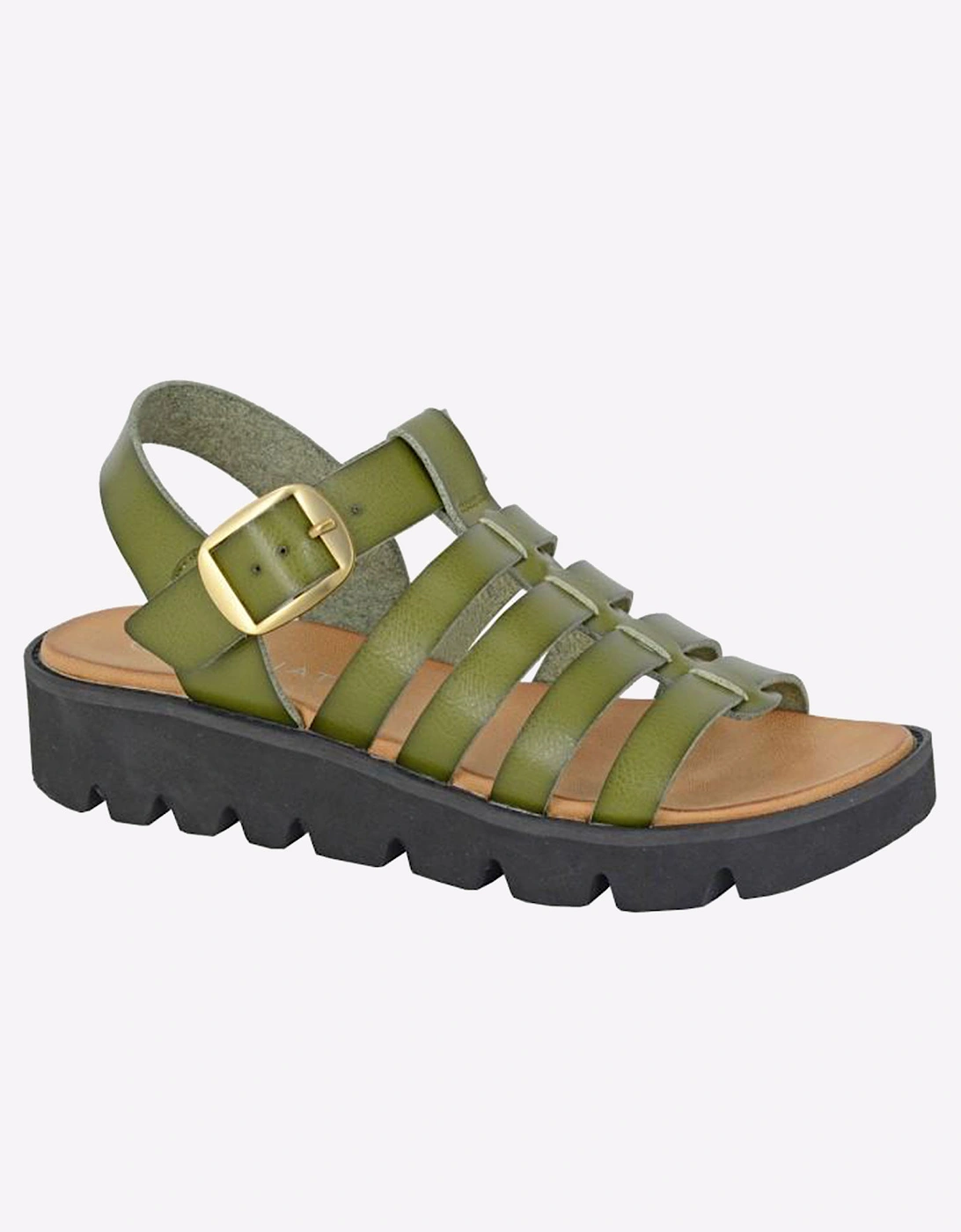 Cipriata Azia Wedge Sandal Womens Green