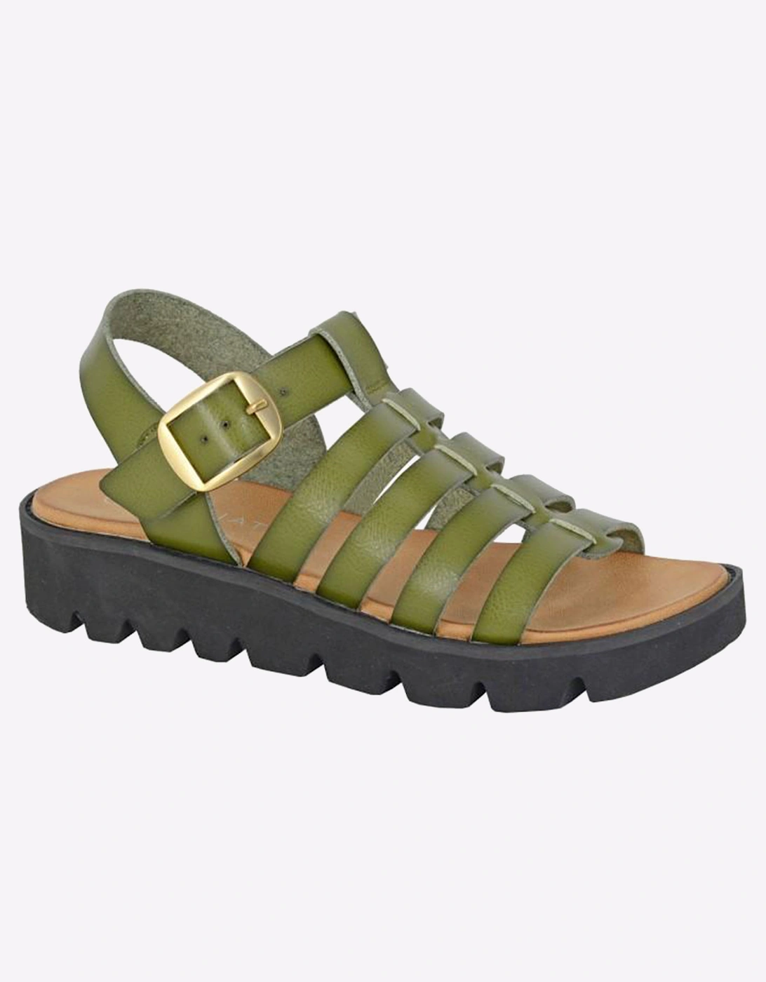 Cipriata Azia Wedge Sandal Womens Green