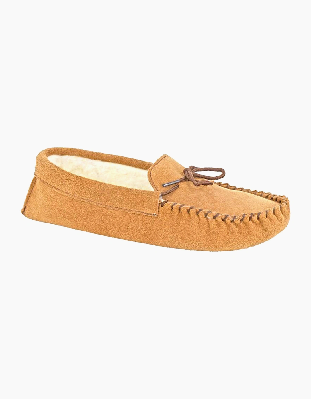 Mokkers Jake Moccasin Slippers Mens Taupe