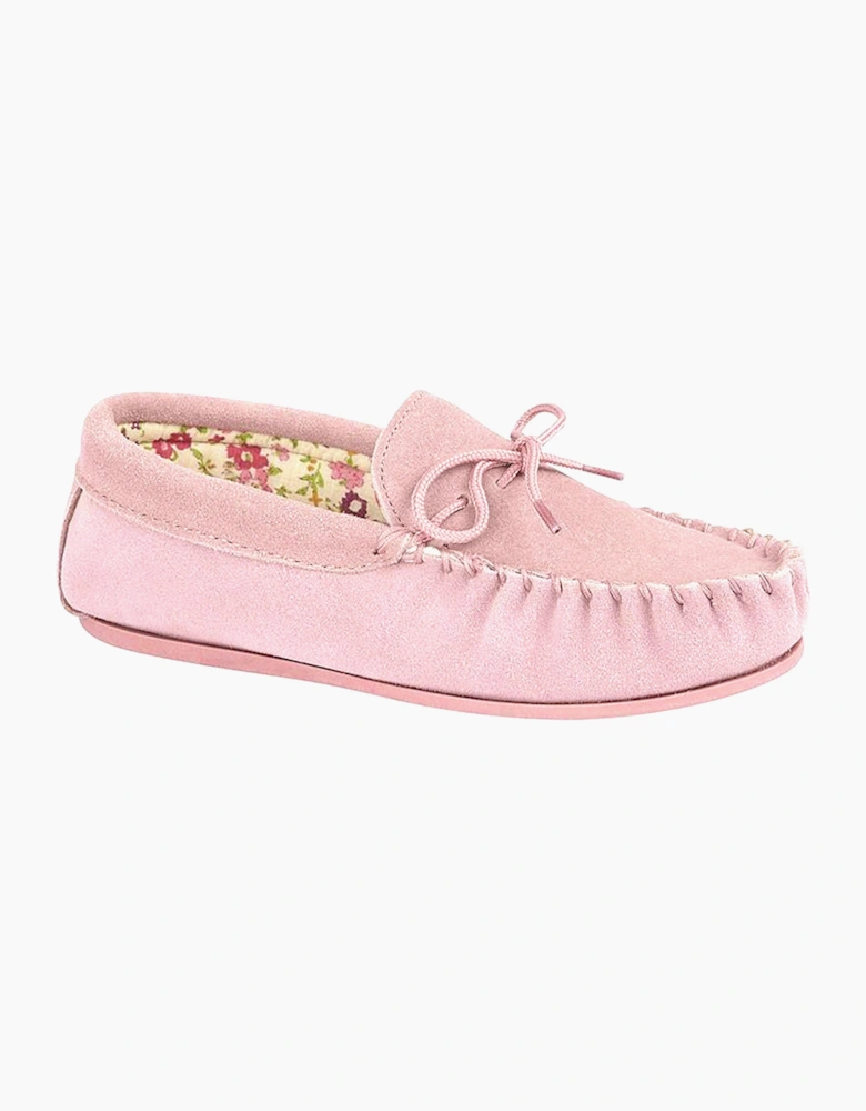 Mokkers Lily Moccasin Slippers Womens Pink