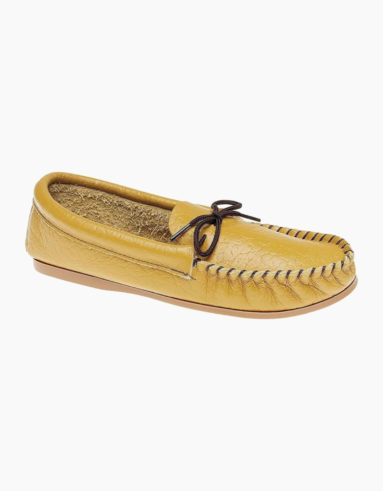 Mokkers Gordon Moccasin Slippers Mens Tan