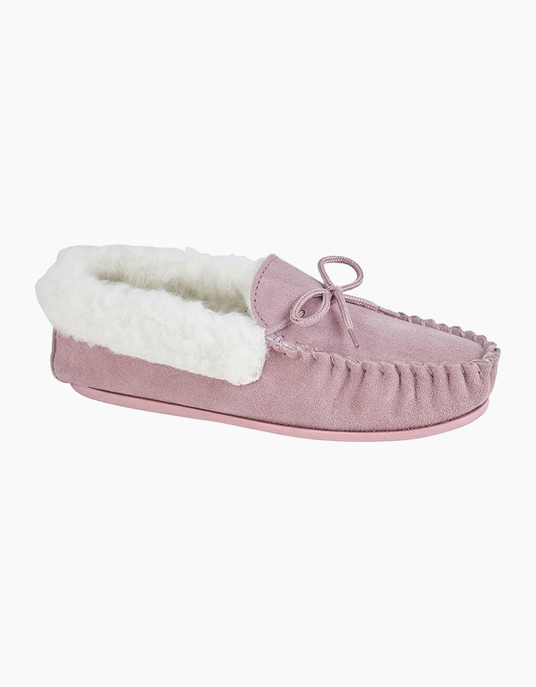 Mokkers Emily Moccasin Slippers Womens Pink