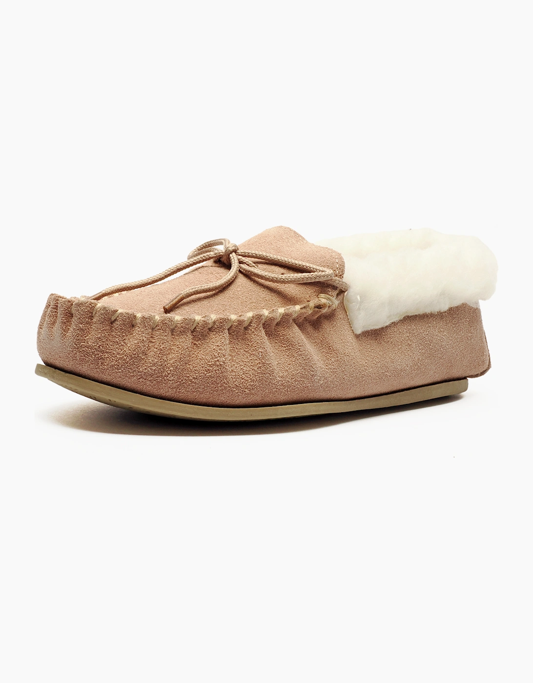 Mokkers Emily Moccasin Womens Slippers Stone