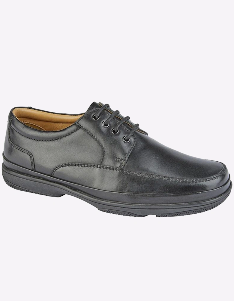 Roamers Danforth Shoes Mens Wide Fit Black