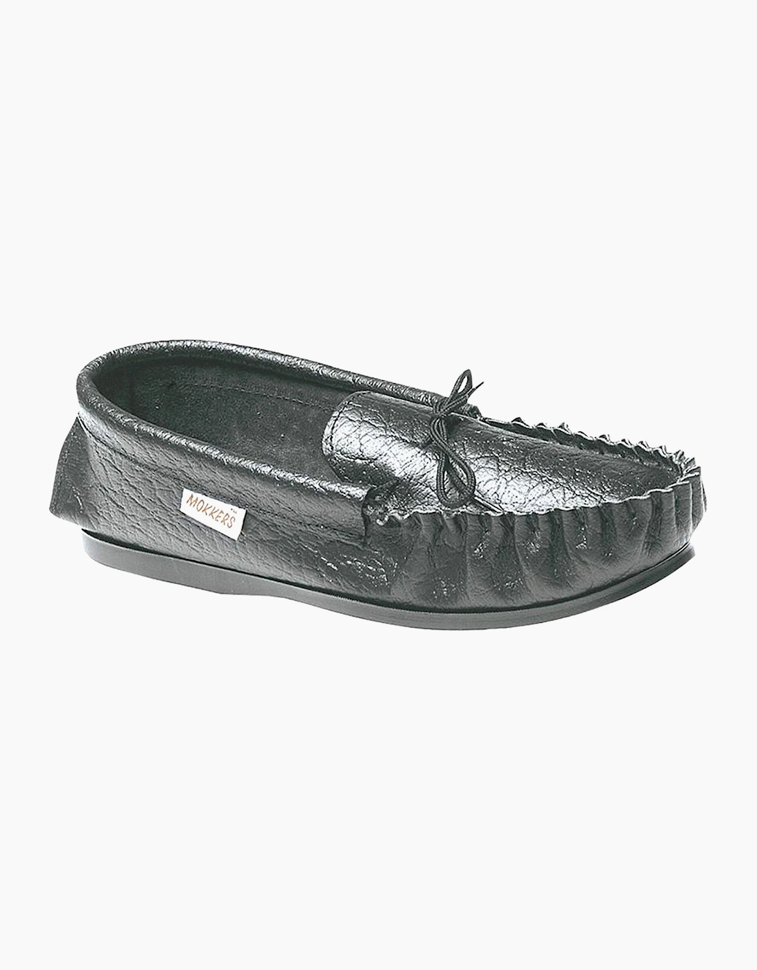 Mokkers Gordon Moccasin Slippers Mens Black