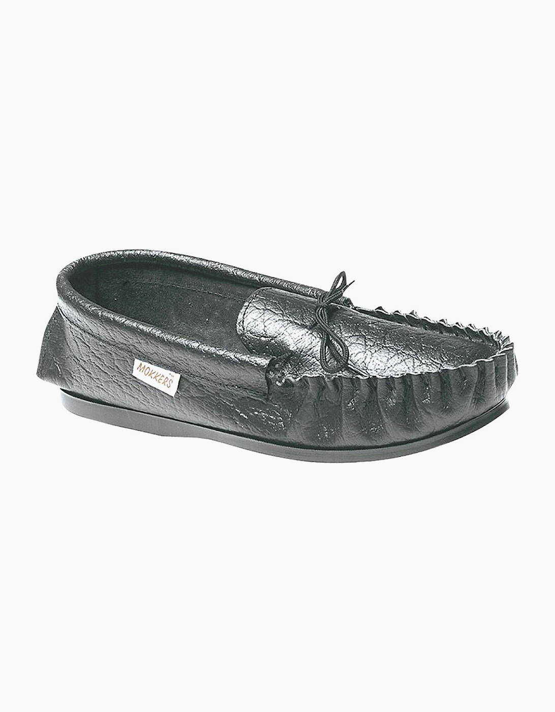 Mokkers Gordon Moccasin Slippers Mens Black