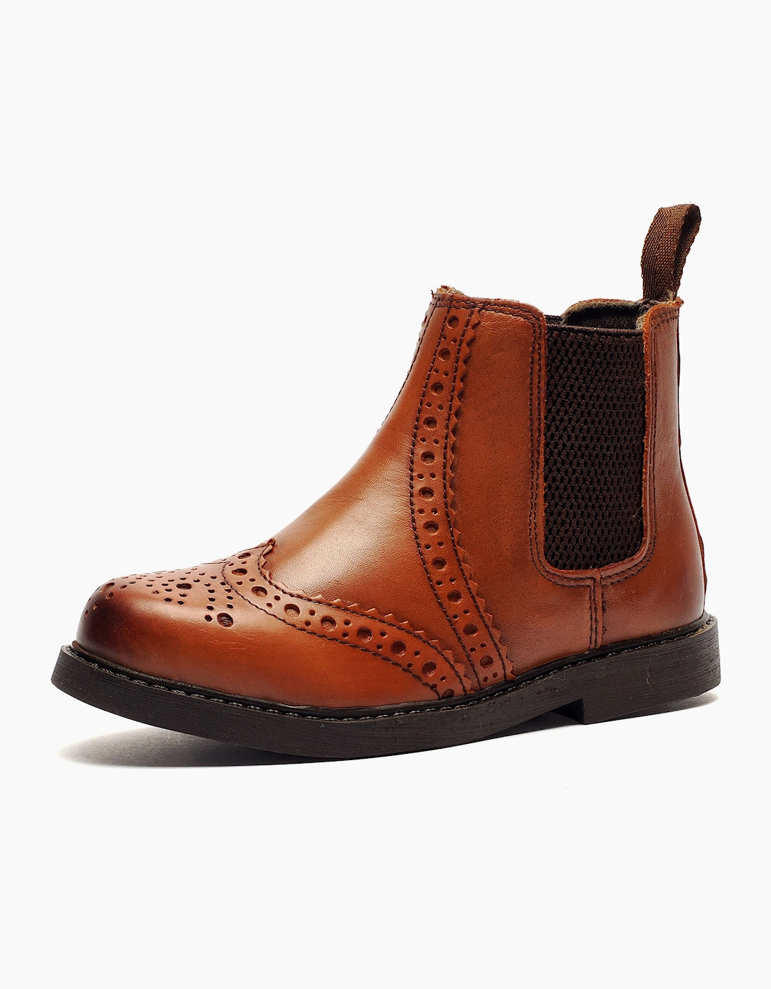 Roamers Buckfield Ankle Boots Junior Tan