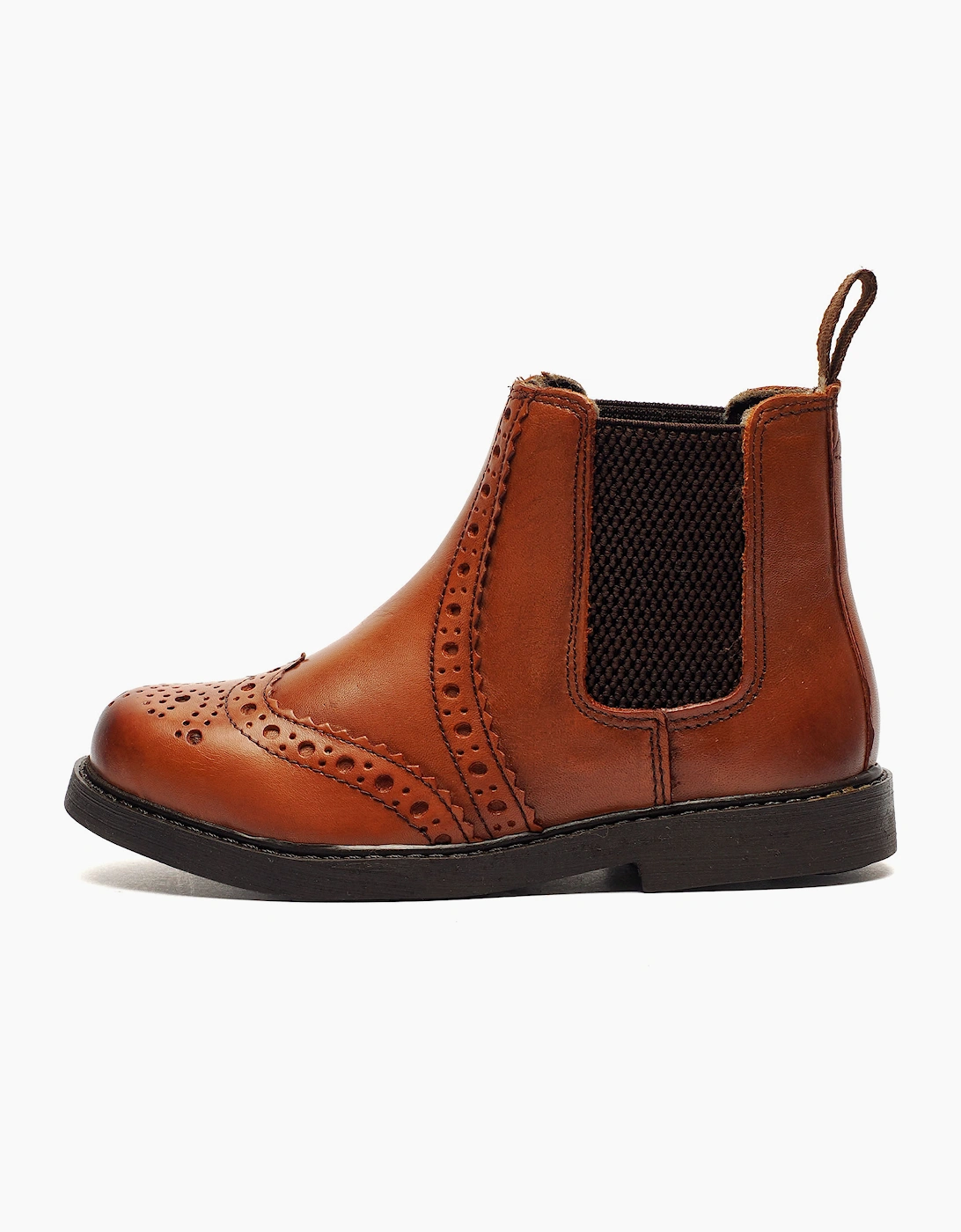 Roamers Buckfield Ankle Boots Junior Tan