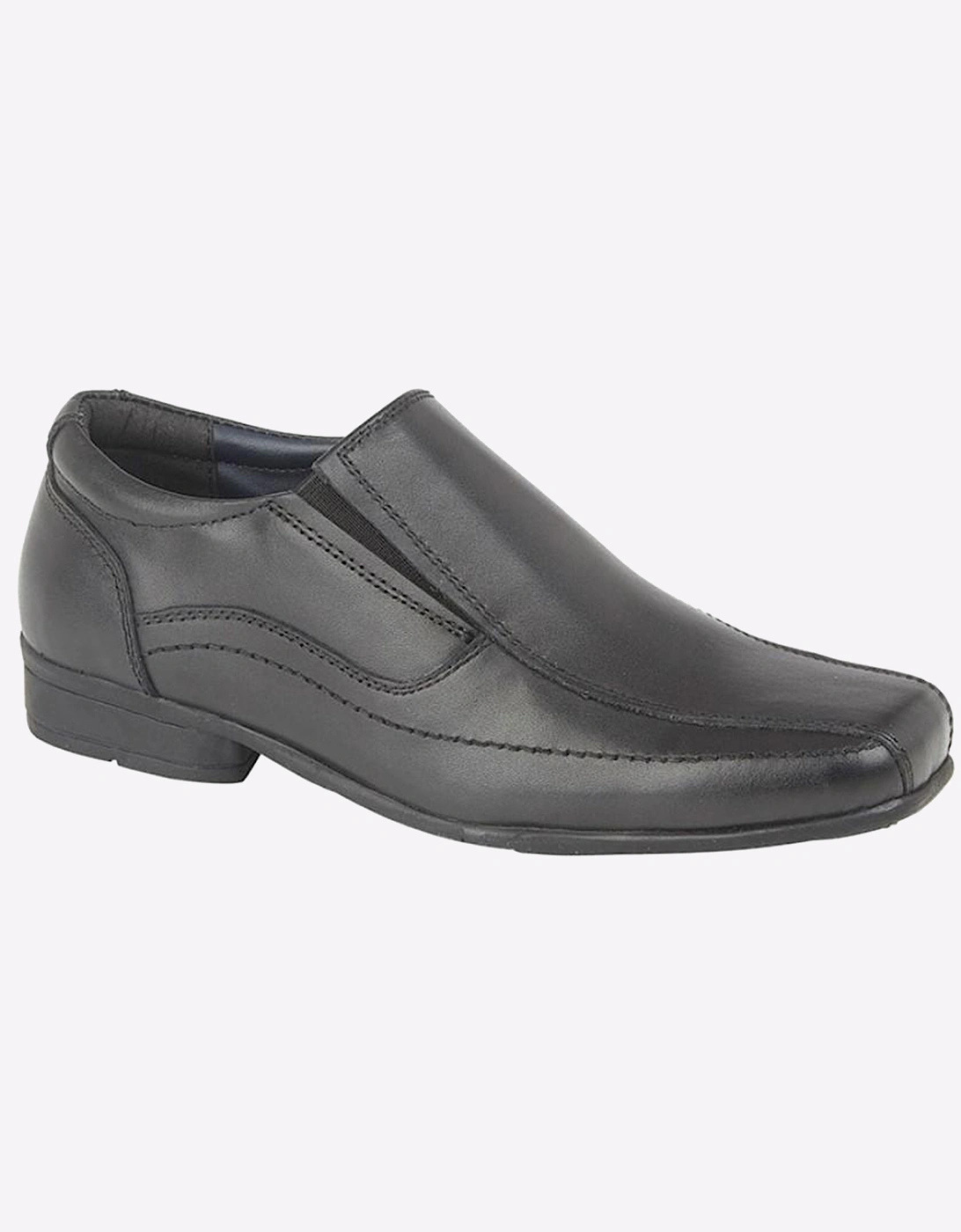 Roamers Benton Leather Junior Boys Black