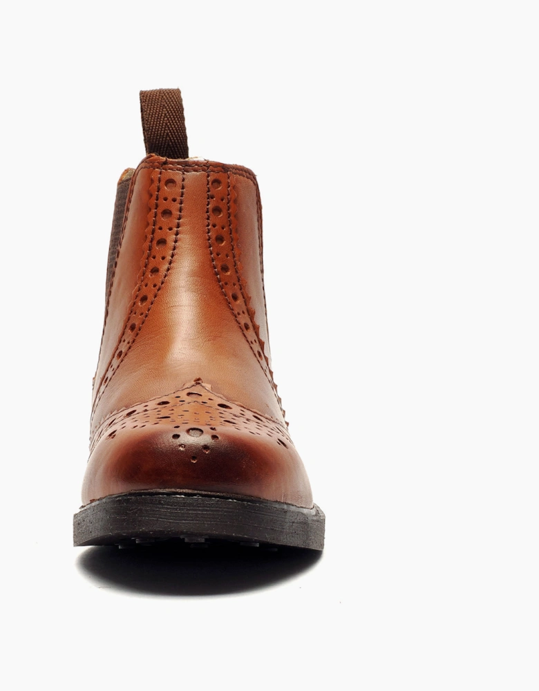 Roamers Buckfield Ankle Boots Junior Tan