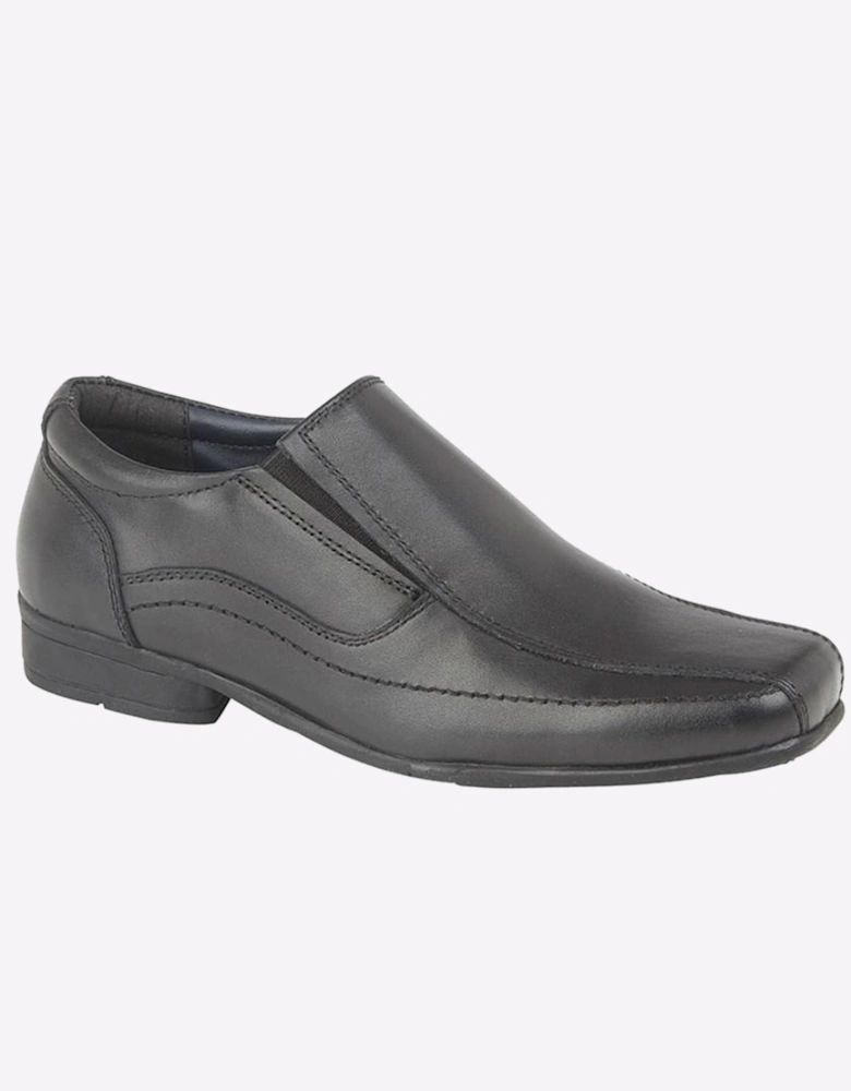 Roamers Benton Leather Junior Boys Black