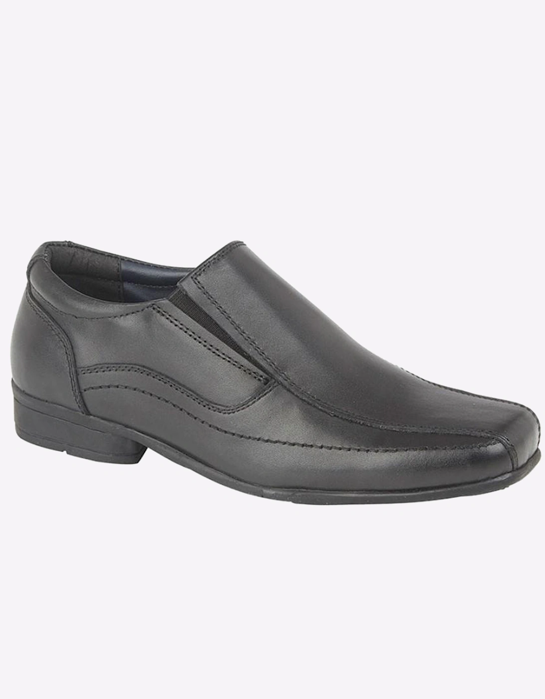 Roamers Benton Leather Junior Boys Black