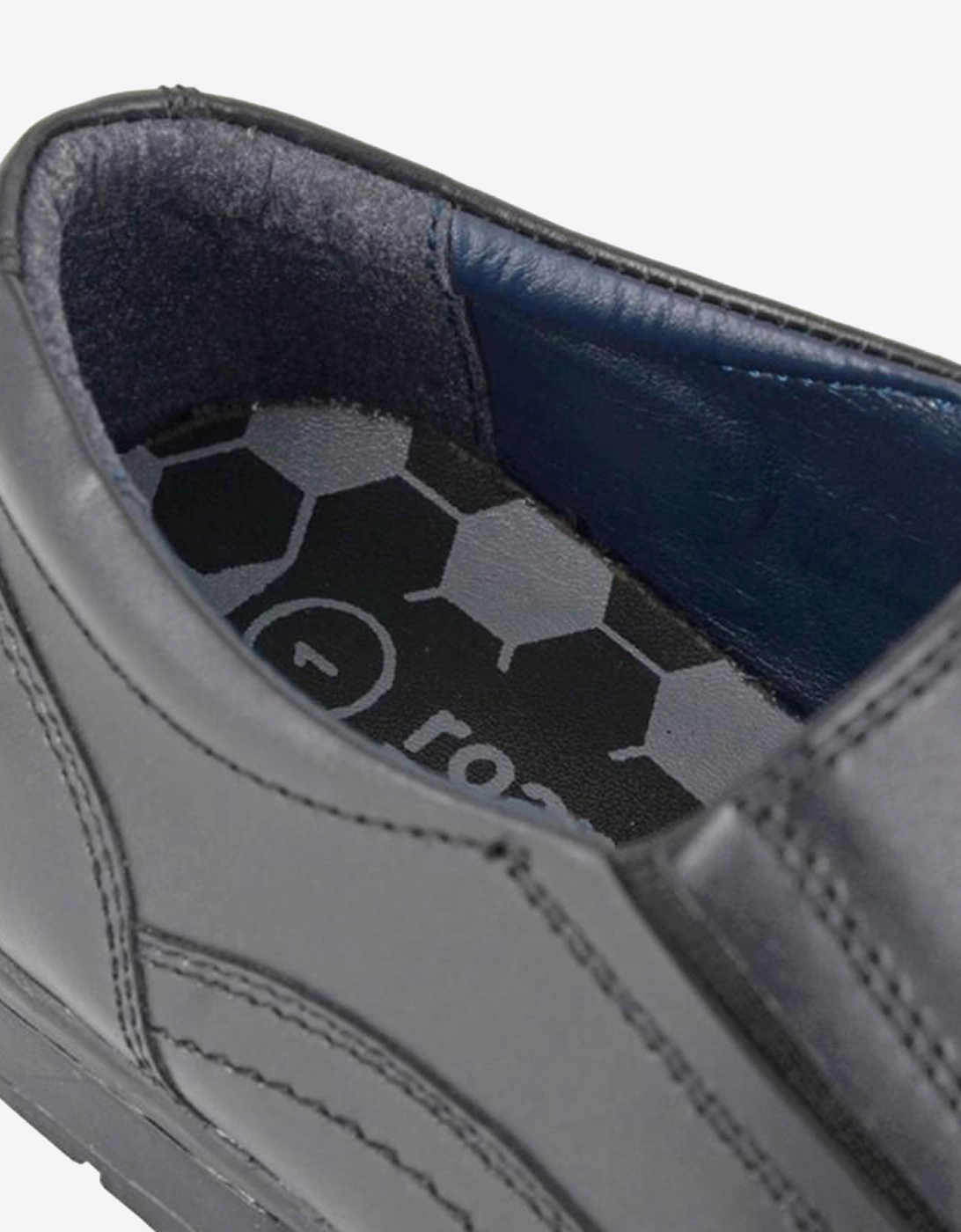 Roamers Benton Leather Junior Boys Black