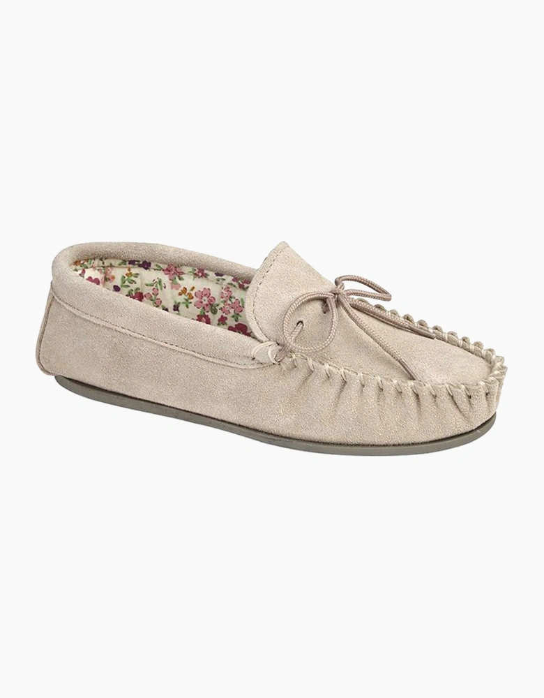 Mokkers Lily Moccasin Slippers Womens Stone