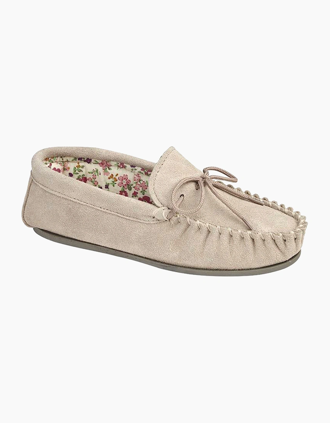 Mokkers Lily Moccasin Slippers Womens Stone