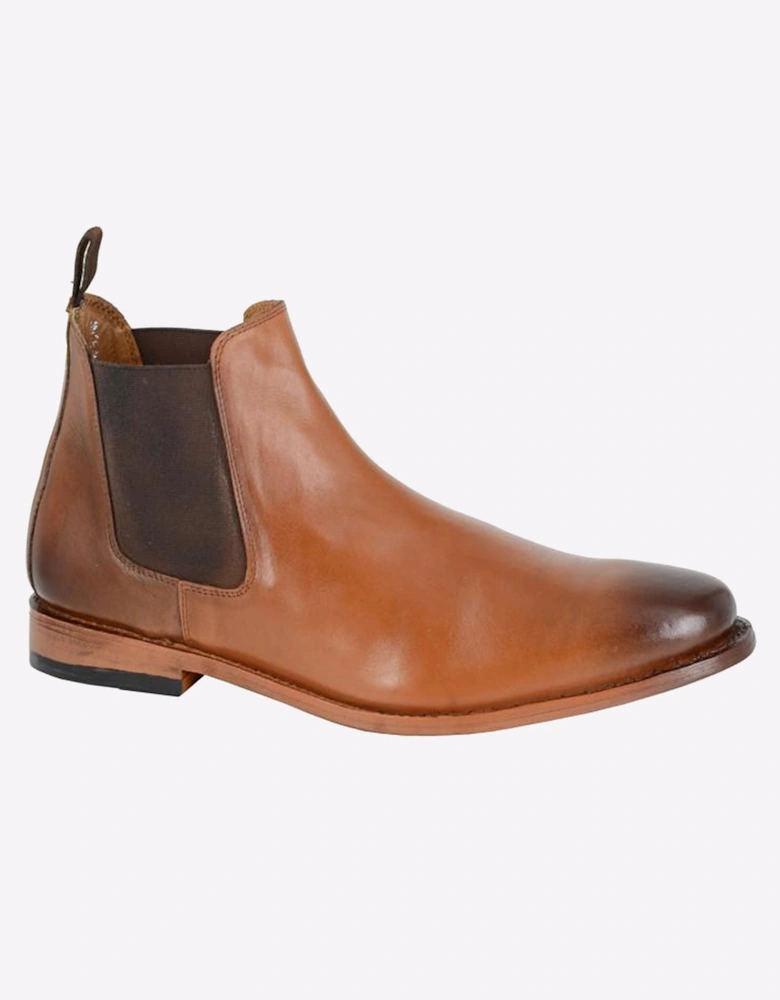 Kensington Hepscott Chelsea Boots Mens Tan