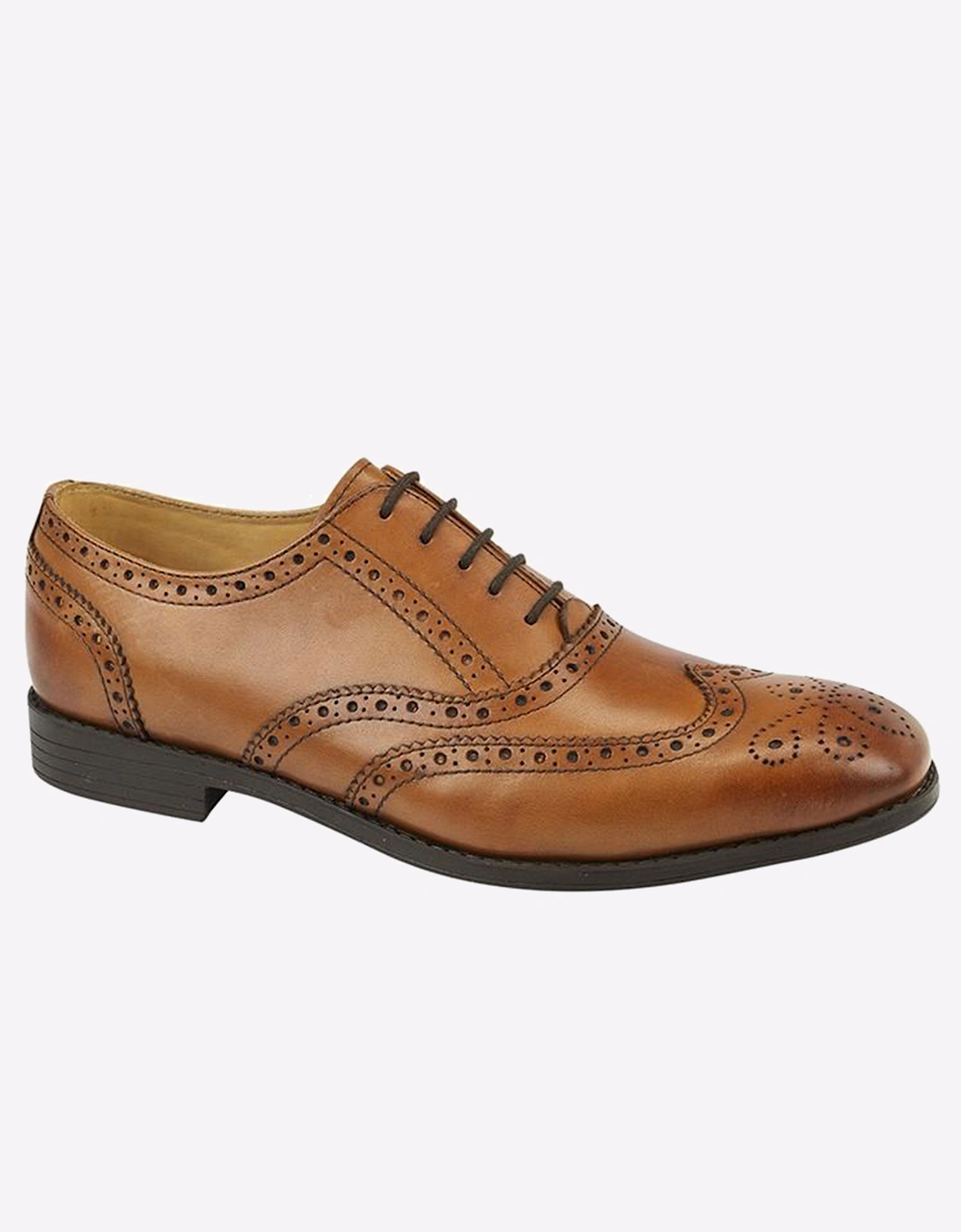 Tredflex TredFlex Saltaire Brogue Oxfords Mens Tan