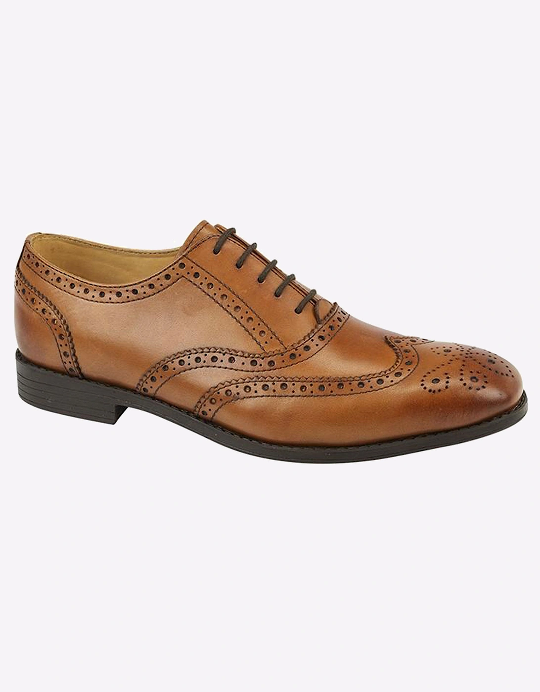Tredflex TredFlex Saltaire Brogue Oxfords Mens Tan
