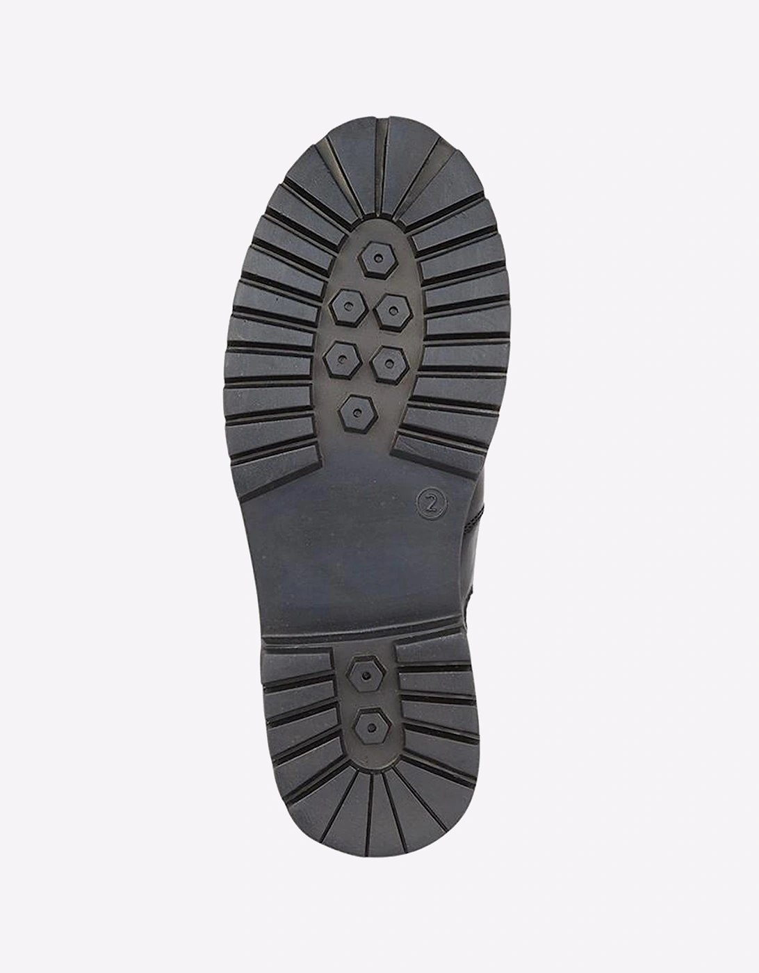 Roamers Chillingham Leather Junior Girls Boots Black