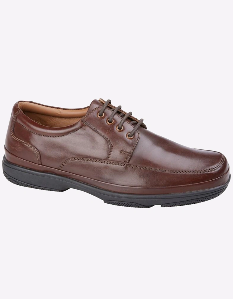 Roamers Danforth Shoes Mens Wide Fit Brown
