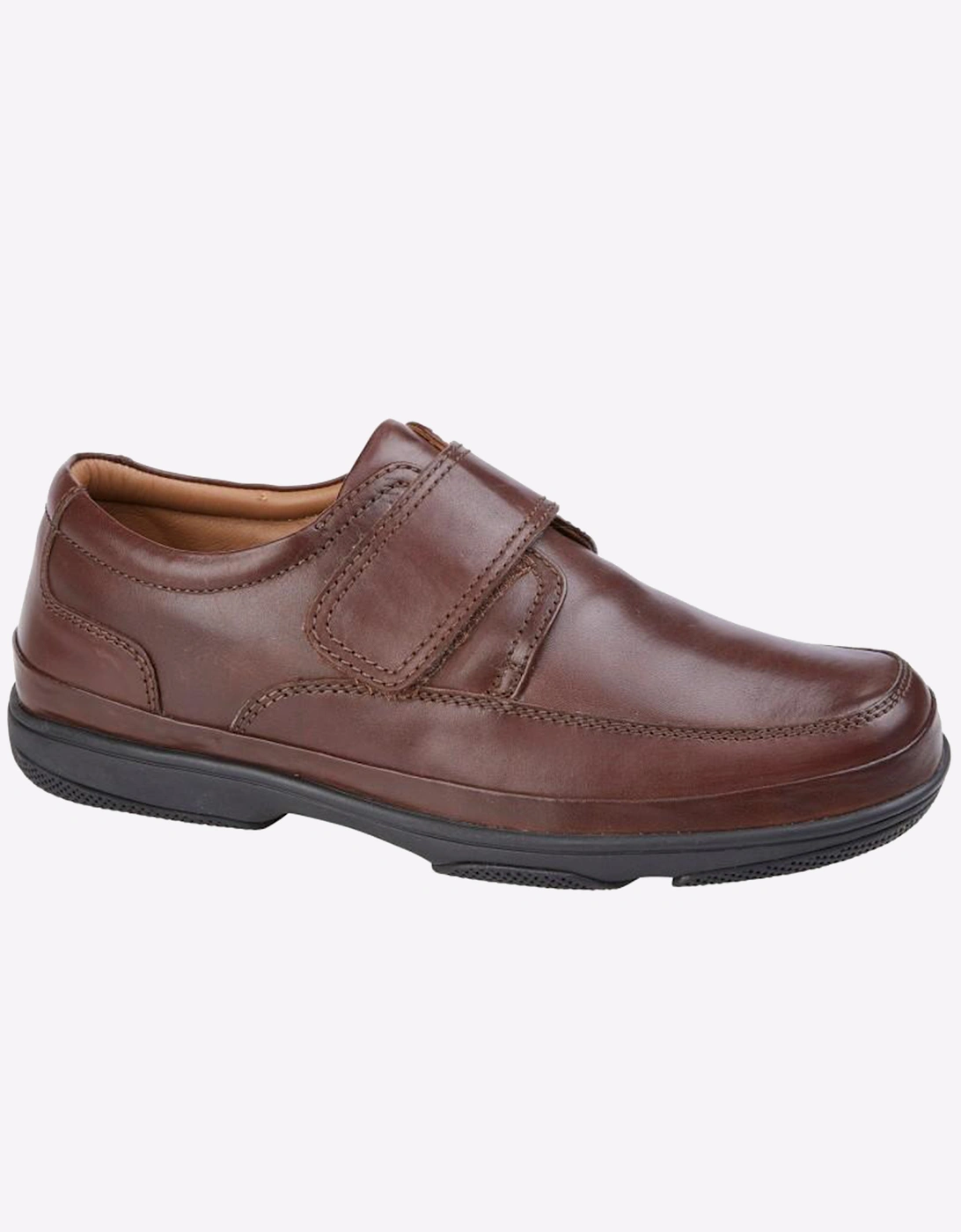 Roamers Dexter Leather Shoe Mens Brown