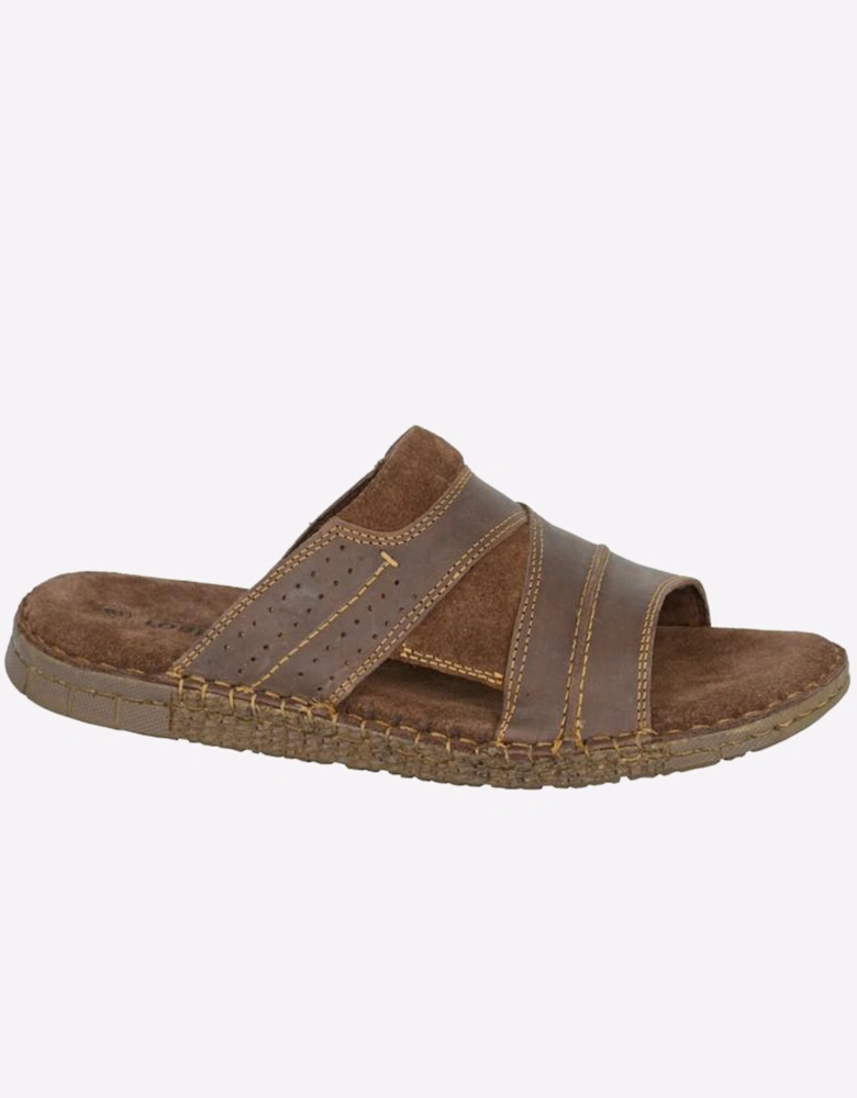 Roamers Ontario Mule Sandal Mens Brown
