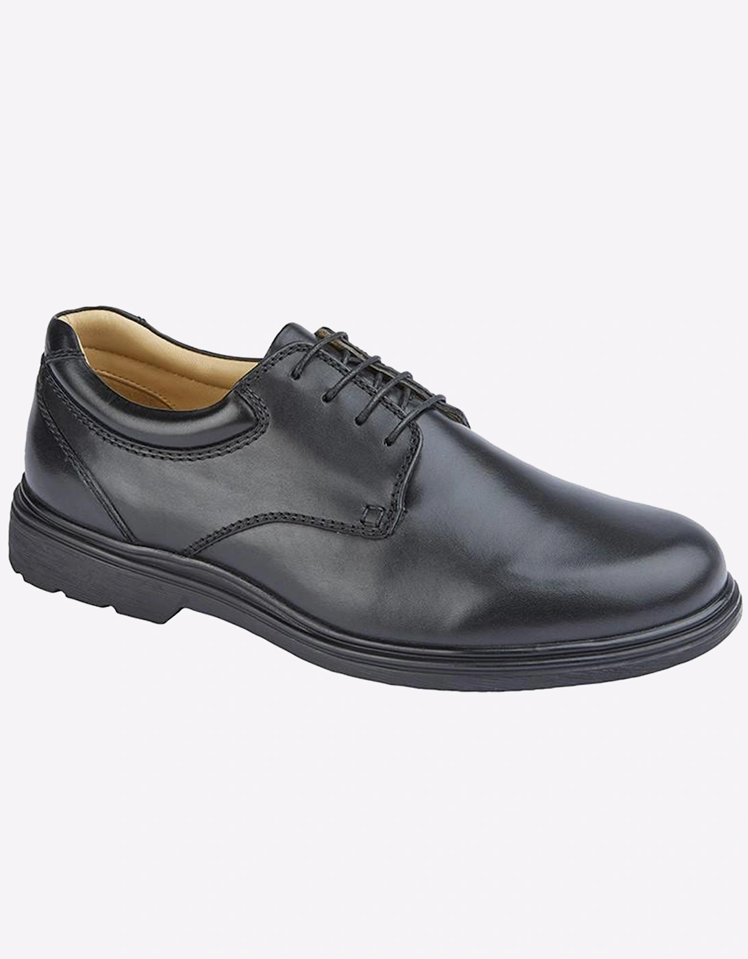 Roamers Trenton Leather Shoes Mens Black