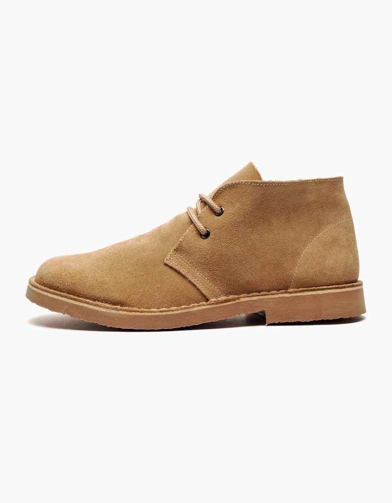 Roamers Monticello Leather Mens Boots Stone