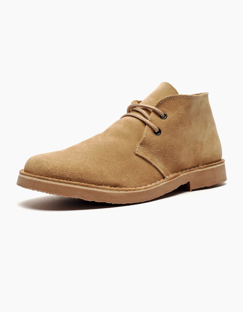 Roamers Monticello Leather Mens Boots Stone