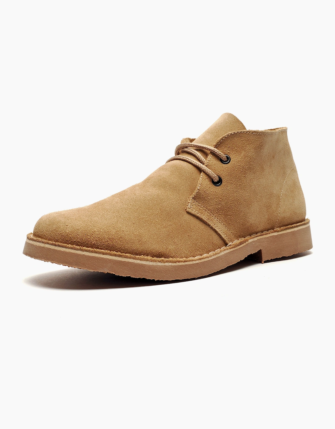 Roamers Monticello Leather Mens Boots Stone