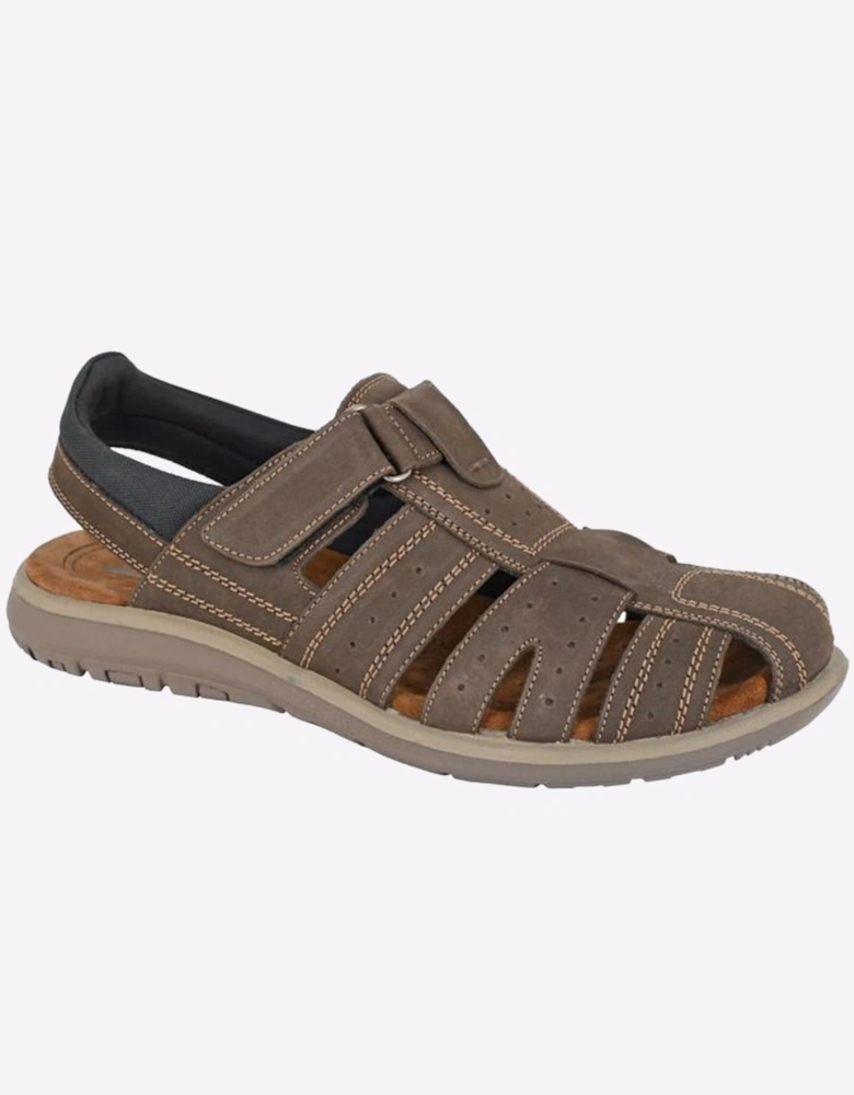 Roamers Jefferson Back In Sandal Mens Brown